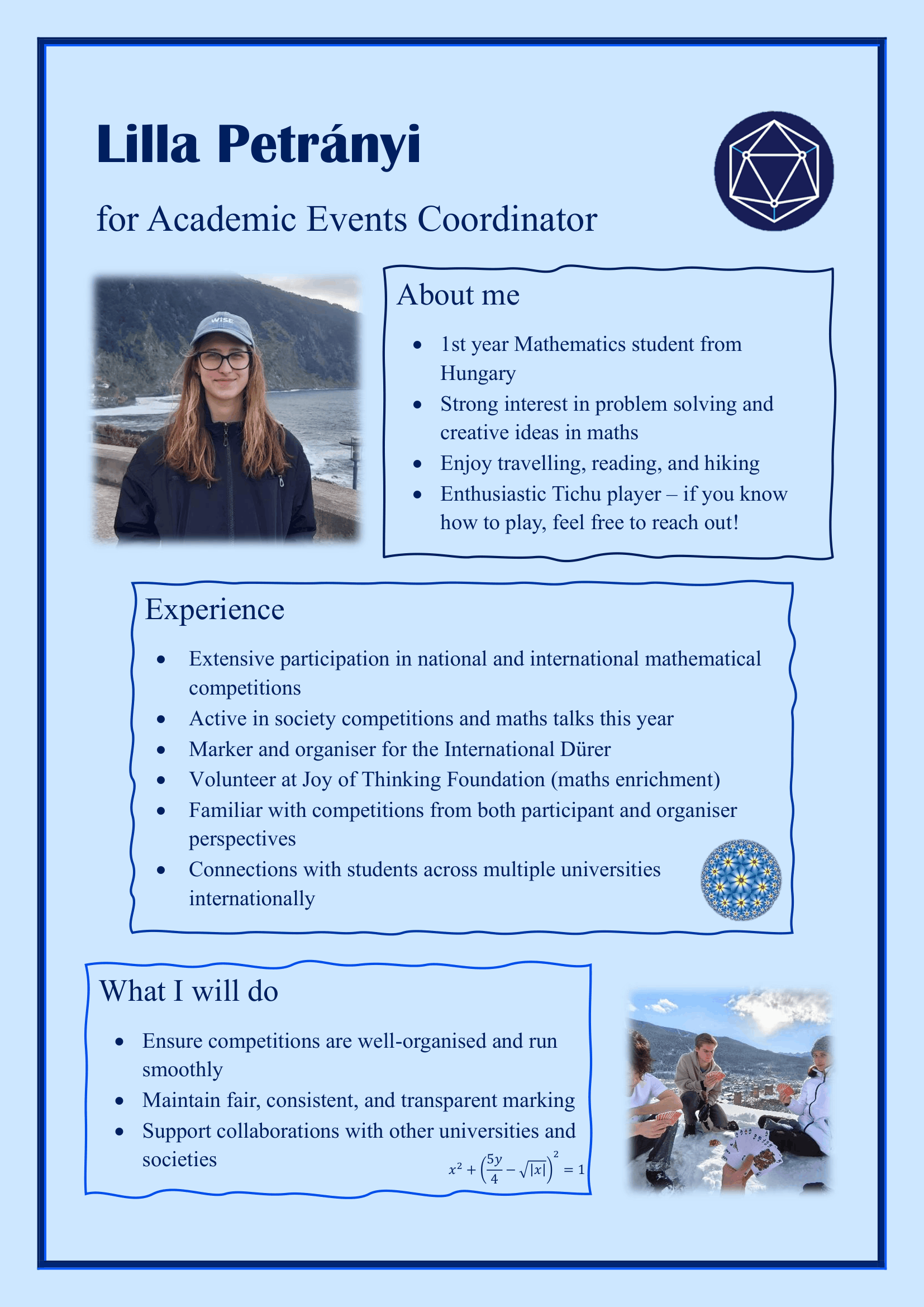 Lilla Petrányi (Academic Events Coordinator)